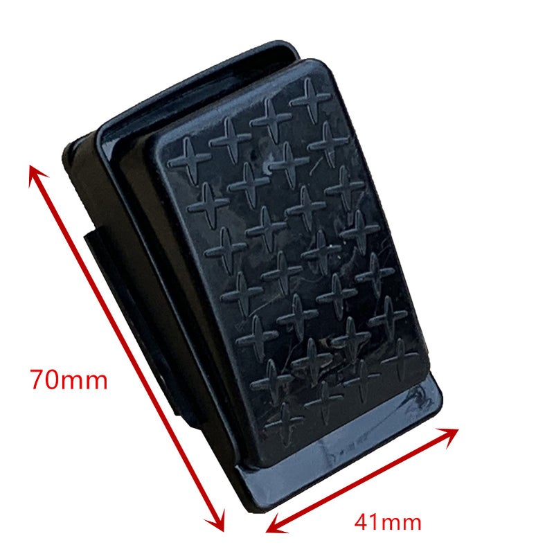weelye 6/12/24 Volt Accelerator Foot Pedal Reset-Control Switch for Kids Ride On Cars, Children Electric Ride On Toys Replacement Parts Black 6-pin Socket-7 * 4.1CM - Image 2